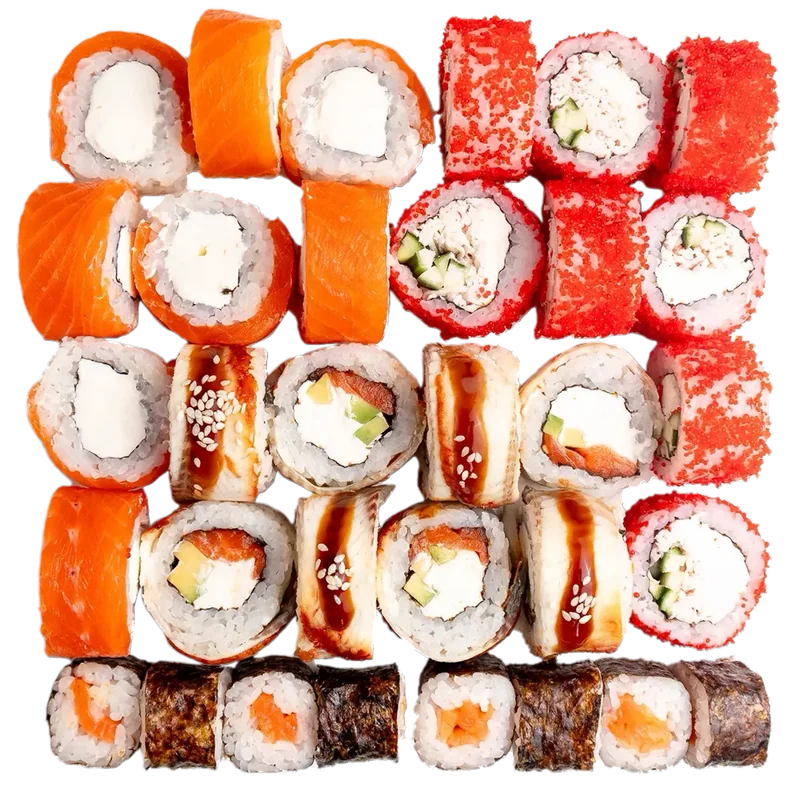 Сет роллов из меню «СашаСуши» — реальное фото продукта